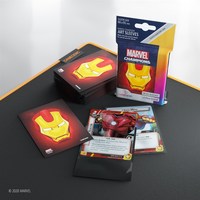 6. Gamegenic: MARVEL Art Sleeves (66 mm x 91 mm ) - Koszulki na Karty - Iron Man 50+1 szt.