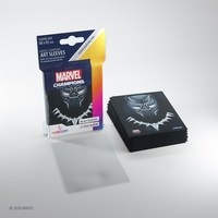 2. Gamegenic: MARVEL Art Sleeves (66 mm x 91 mm) - Koszulki na Karty - Black Panther 50+1 szt.