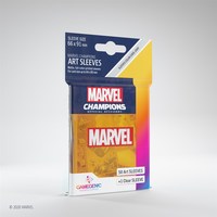 3. Gamegenic: MARVEL Art Sleeves (66 mm x 91 mm) - Koszulki na Karty - Orange 50+1 szt.