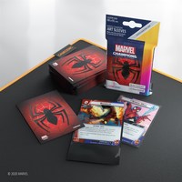 6. Gamegenic: MARVEL Art Sleeves (66 mm x 91 mm) - Koszulki na Karty - Spider-man 50+1 szt.