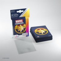 2. Gamegenic: MARVEL Art Sleeves (66 mm x 91 mm) - Koszulki na Karty - Captain Marvel 50+1 szt.