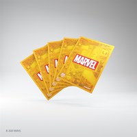 5. Gamegenic: MARVEL Art Sleeves (66 mm x 91 mm) - Koszulki na Karty - Orange 50+1 szt.