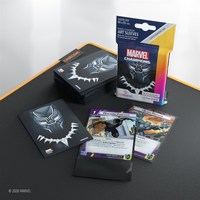 6. Gamegenic: MARVEL Art Sleeves (66 mm x 91 mm) - Koszulki na Karty - Black Panther 50+1 szt.