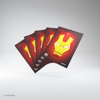 5. Gamegenic: MARVEL Art Sleeves (66 mm x 91 mm ) - Koszulki na Karty - Iron Man 50+1 szt.