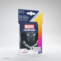 3. Gamegenic: MARVEL Art Sleeves (66 mm x 91 mm) - Koszulki na Karty - Black Panther 50+1 szt.