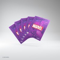 5. Gamegenic: MARVEL Art Sleeves (66 mm x 91 mm) - Koszulki na Karty - Purple 50+1 szt.