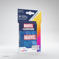 3. Gamegenic: MARVEL Art Sleeves (66 mm x 91 mm) - Koszulki na Karty - Blue 50+1 szt.