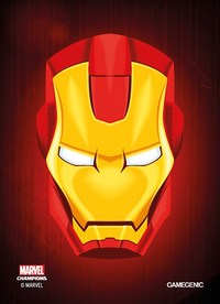 1. Gamegenic: MARVEL Art Sleeves (66 mm x 91 mm ) - Koszulki na Karty - Iron Man 50+1 szt.