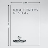 7. Gamegenic: MARVEL Art Sleeves (66 mm x 91 mm) - Koszulki na Karty - Purple 50+1 szt.