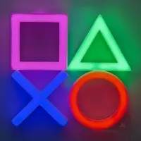 5. Neonowa Lampka Ścienna Playstation 