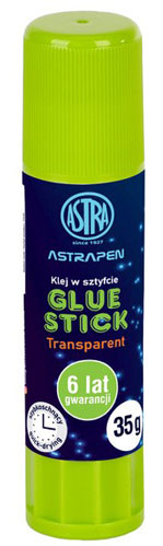 2. Astra Pen Klej w Sztyfcie 35g 401120007 Transparent - 12 sztuk / blister