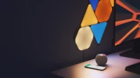 2. Nanoleaf Shapes Hexagons Starter Kit - panele świetlne (9 paneli, 1 kontroler) (black)