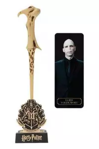 1. Harry Potter Długopis Różdżka + Stojak z Zakładką 3D - Voldemort
