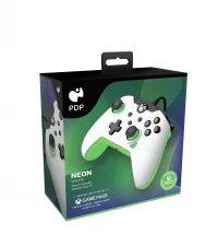 7. Pad PDP Przewodowy Neon White Xbox One/Xbox Series X/PC