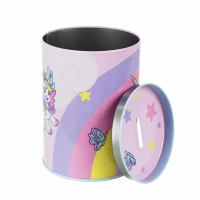 1. Starpak Skarbonka Metalowa Okrągła Unicorn 536708