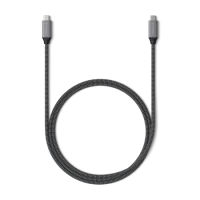 2. Satechi - Kabel USB4 - USB-C - USB-C 100W 80 cm Space Gray