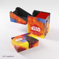 9. Gamegenic: Star Wars Unlimited - Soft Crate - Pudełko na Karty - Luke/Vader