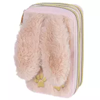 2. AstraBag Piórnik Trzykomorowy z Wyposażeniem AC31 FLUFFY BUNNY 503024083