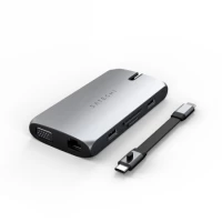 1. Satechi On The Go Multiport - Adapter do Urządzeń Mobilnych USB-C Space Grey