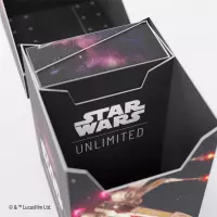 7. Gamegenic: Star Wars Unlimited - Soft Crate - Pudełko na Karty - X-Wing/TIE Fighter