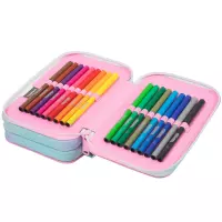 3. CoolPack Jumper 3 Piórnik Trzykomorowy Z Wyposażeniem Tie Dye F067912