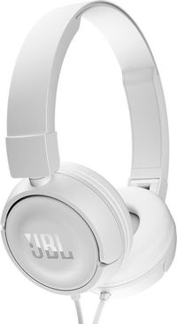 1. JBL Słuchawki Nauszne z Mikrofonem T450 White
