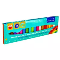 1. Starpak Plastelina Kwadratowa 18 Kolorów 517734