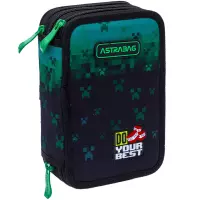 1. AstraBag Piórnik Trzykomorowy z Wyposażeniem AC31 Do Your Best 503025022