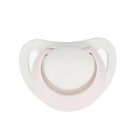 3. Nuk Smoczek Uspokajający Silikonowy 0-6m Star Różowy 2szt 549044