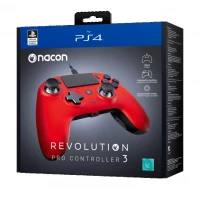 9. NACON PS4 Pad Przewodowy Sony Revolution Pro Controller 3 Czerwony
