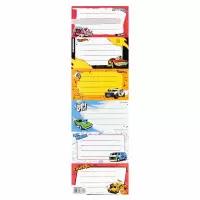 2. Starpak Naklejki Na Zeszyt Hot Wheels 1 Listek 6szt. 559535