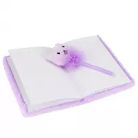 1. Starpak Pamiętnik Notes Pluszowy Kotek + Długopis 541491