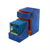 5. Gamegenic: Watchtower 100+ XL Convertible - Pudełko na Karty Blue/Orange - Exclusive Line