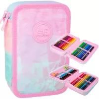 4. CoolPack Jumper 2 Piórnik Dwukomorowy Z Wyposażeniem Tie Dye F066912