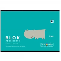 2. Interdruk Blok Techniczny Kolorowy A4 10 kartek 180g 236876