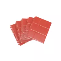 2. Gamegenic: 18-Pocket Pages Sideloading - Koszulki do Segregatora - Red (50 szt)