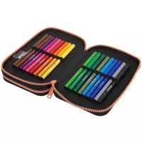 3. CoolPack Jumper 2 Piórnik Dwukomorowy Z Wyposażeniem Capybara Kapibara F066937