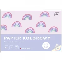 3. Interdruk Papier Kolorowy A5 10 kartek 115g Pastel 294159