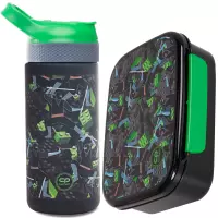 2. CoolPack Bibby Bidon na napoje 420ml Kids from the Block Z08823 + Śniadaniówka Z18823