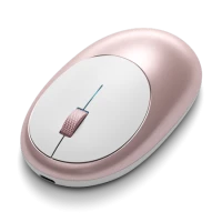 2. Satechi M1 Wireless Mouse - Mysz Optyczna Bluetooth Rose Gold