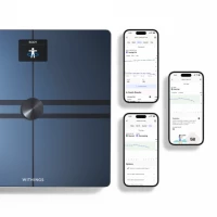 2. Withings Body Comp - waga z analizą masy ciała oraz pomiarem tętna. Wyrób medyczny (black)