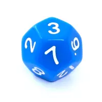 6. Komplet kości REBEL RPG - Matowe - Niebieskie