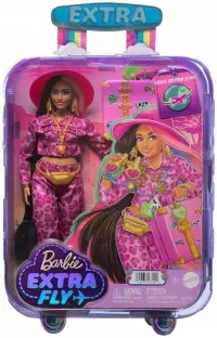7. Barbie Extra Fly Lalka Podróżniczka z Walizką Safari HPT48