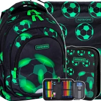 1. AstraBag Zestaw Szkolny Neo Football AB330 3el. Plecak 502024101 + Worek 507024050 + Piórnik 503024063