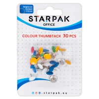 4. STARPAK Pinezki Kolorowe 30 sztuk 149874