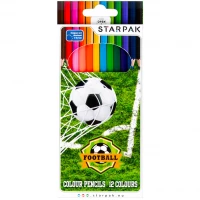 6. Starpak Kredki Ołówkowe 12 Kolorów Football 276561