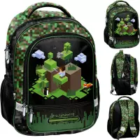 4. Paso Plecak Szkolny Pixel Green PP25PX-260