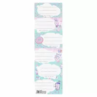 2. Starpak Naklejki Na Zeszyt Bubble Tea 1 Listek 6szt. 559540