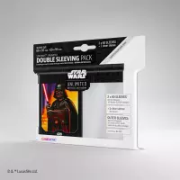 1. Gamegenic: Star Wars Unlimited - Double Sleeving Pack - Koszulki na Karty - Darth Vader