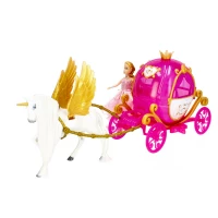 5. Mega Creative Kareta z Koniem + Lalka 482583